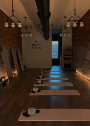 Inside the studio