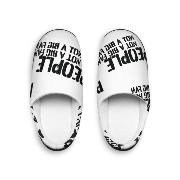 People, Not a Big Fan - Luxe Edgy Patterned Slippers - Image 4