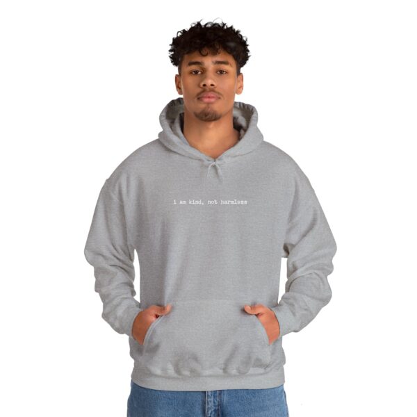 i am kind, not harmless - Unisex Heavy Blend™ Hooded Sweatshirt - Dark Colors - Image 9