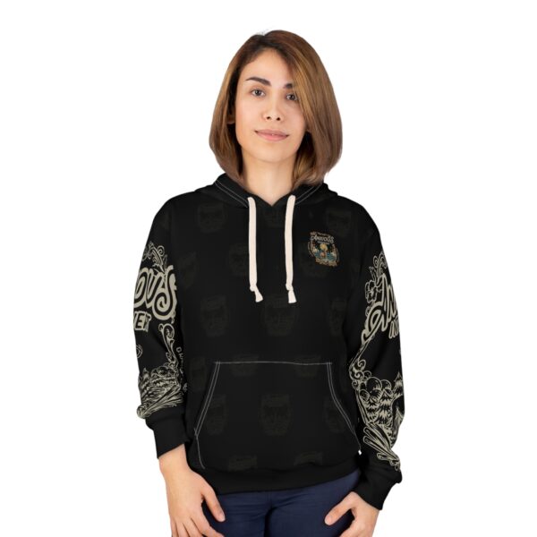 Anxious Introvert Hoodie - Quietly Observing, Gracefully Existing - All-Over Print Pullover - Image 3