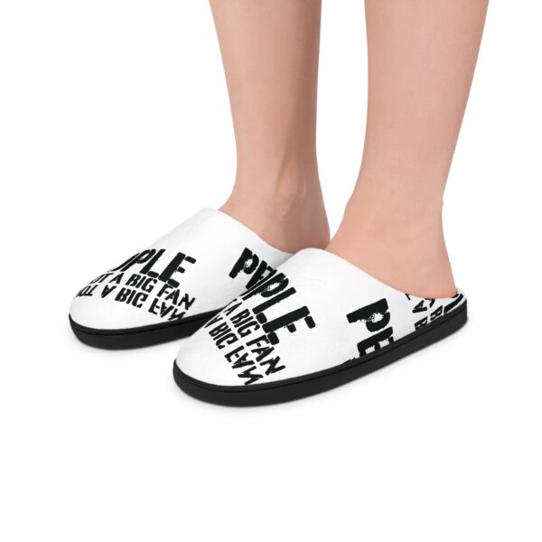 People, Not a Big Fan - Luxe Edgy Patterned Slippers