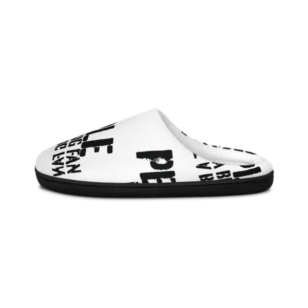 People, Not a Big Fan - Luxe Edgy Patterned Slippers - Image 3