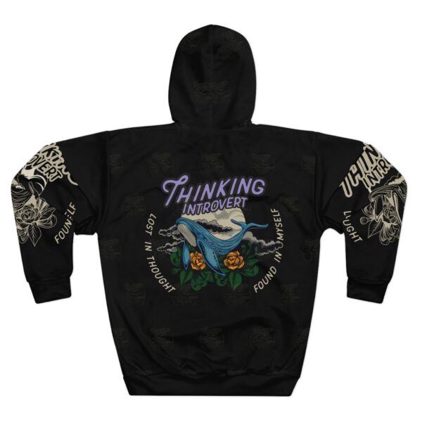 Thinking Introvert Pullover Hoodie: Lost in Thought, Found in Myself