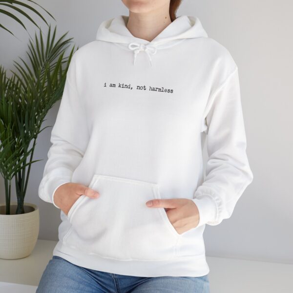 i am kind, not harmless - Unisex Heavy Blend™ Hooded Sweatshirt - Light Colors