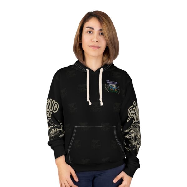 Thinking Introvert Pullover Hoodie: Lost in Thought, Found in Myself - Image 3